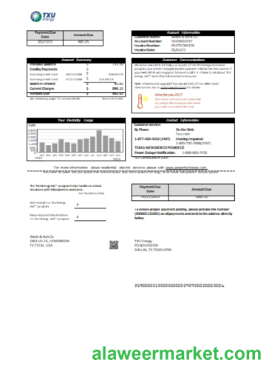 Texas TXU Energy utility business bill SCR